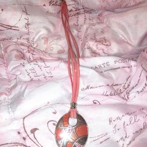 Cute pink necklace